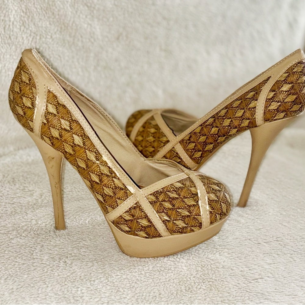 Elegant Gold High Heels